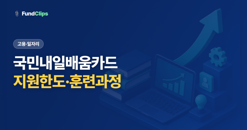 국민내일배움카드 조건과 신청 방법, 지원한도·훈련과정까지 정리